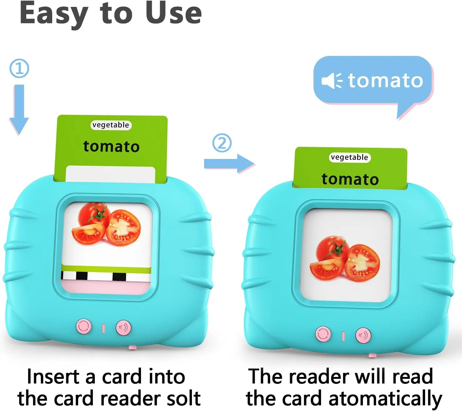 Lapare Talking Flash Cards Toys for Toddlers 2 3 4 5 6, Learn ABC Letters, Numbers 0-100,Phrases,Objects, Adjectives, and More Dolch Sight Words, 280 Cards with 560 Words/Phrases