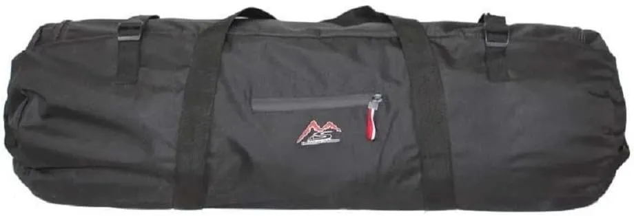 Large Capability Folding Tent Storage Carry Bag Waterproof Luggage Pack Pouch for Camping Hiking Picnic Organizer Walking Holder (Black-L)