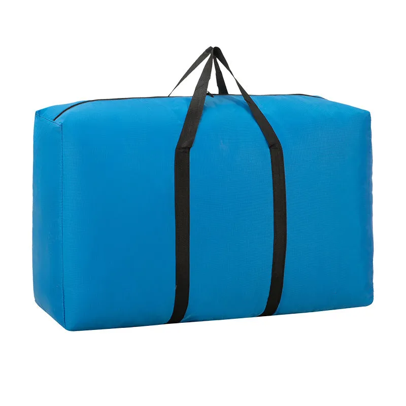 Large Oxford Cloth Solid Color Woven Capacity Storage Travel Bags