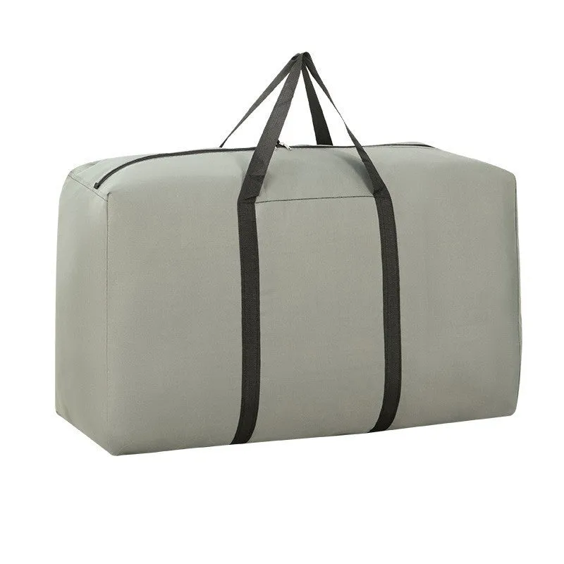Large Oxford Cloth Solid Color Woven Capacity Storage Travel Bags