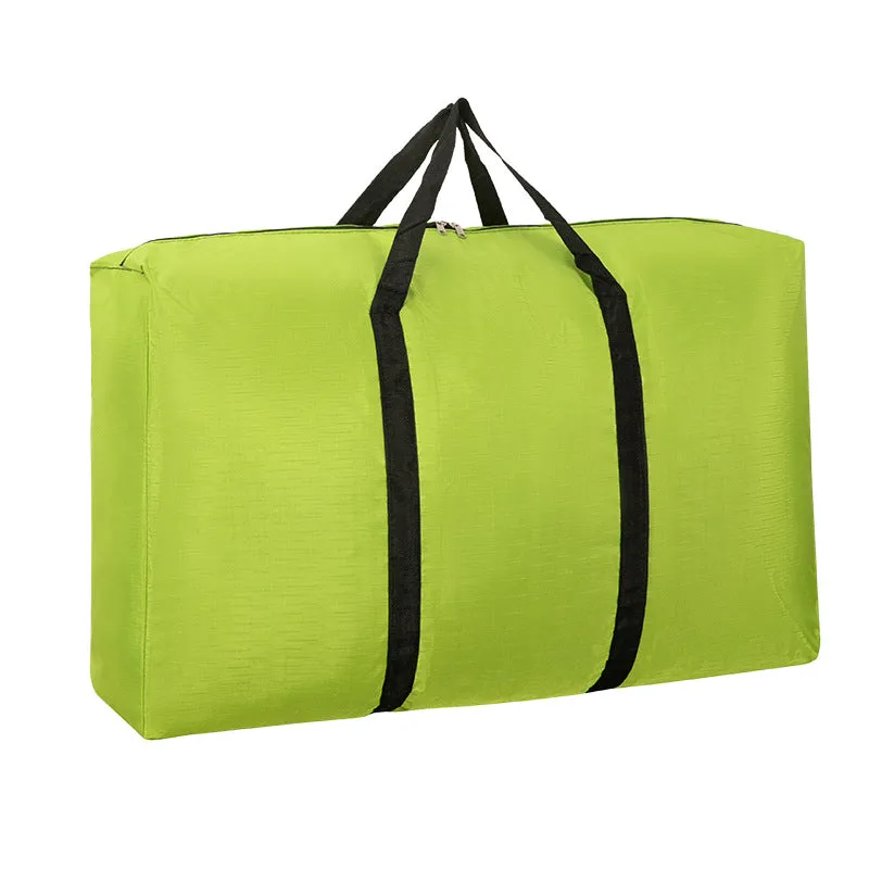 Large Oxford Cloth Solid Color Woven Capacity Storage Travel Bags