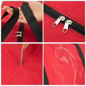 Large Oxford Cloth Solid Color Woven Capacity Storage Travel Bags