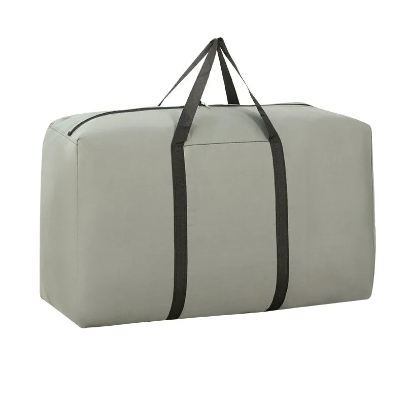 Large Oxford Cloth Solid Color Woven Capacity Storage Travel Bags