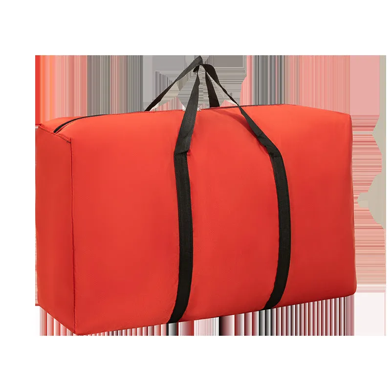 Large Oxford Cloth Solid Color Woven Capacity Storage Travel Bags