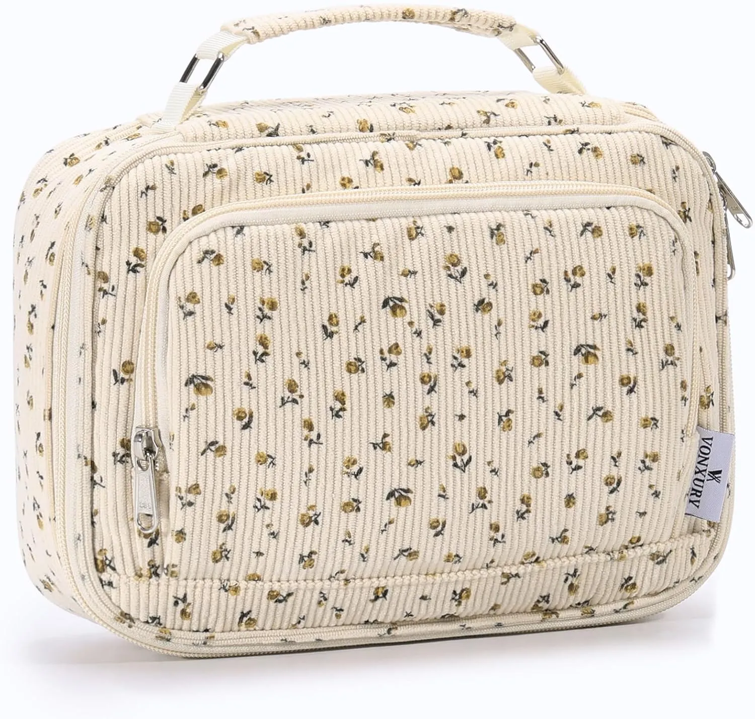 Large Pen Pencil Case,VONXURY High Capacity Art Colored Pencil Pouch Portable Stationery Organizer With 2 Detachable Layers 54 Slots Multiple Zipper Pockets for School Office College