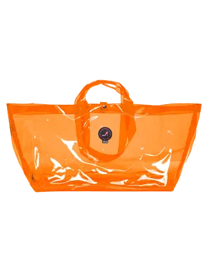 Large tote bag   toiletry bag orange SITGES