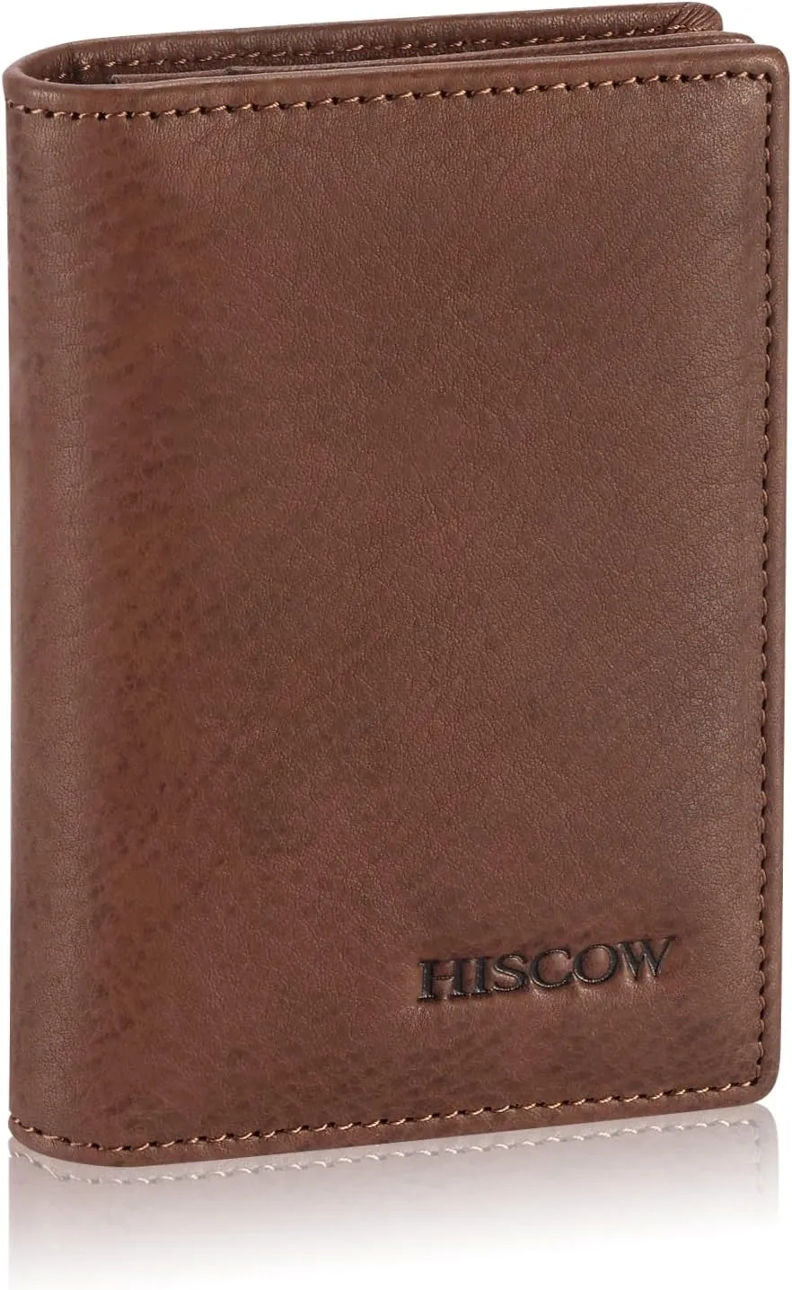 Leather Business Card Case Holder for Men & Women, Italian Calfskin