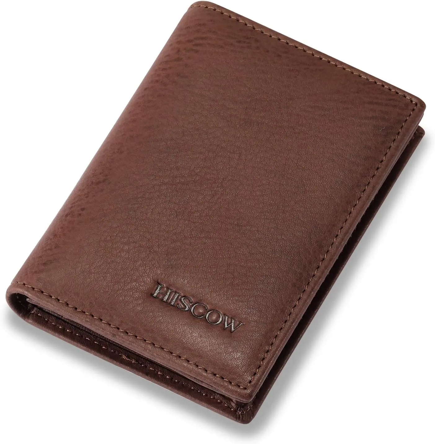 Leather Business Card Case Holder for Men & Women, Italian Calfskin