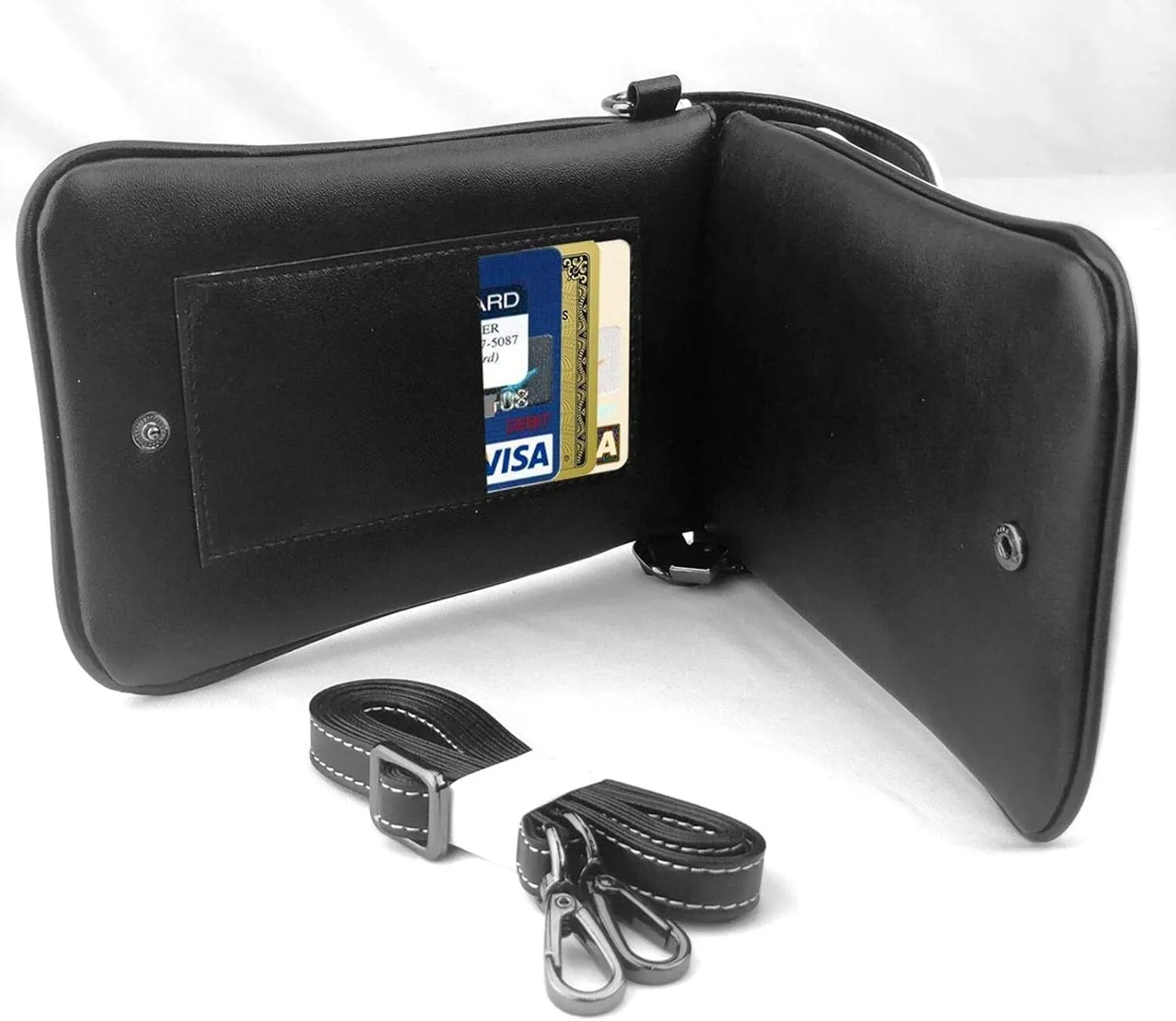 Leather Small Crossbody Bags for Women Men Cell Phone Cross body Purse Bag