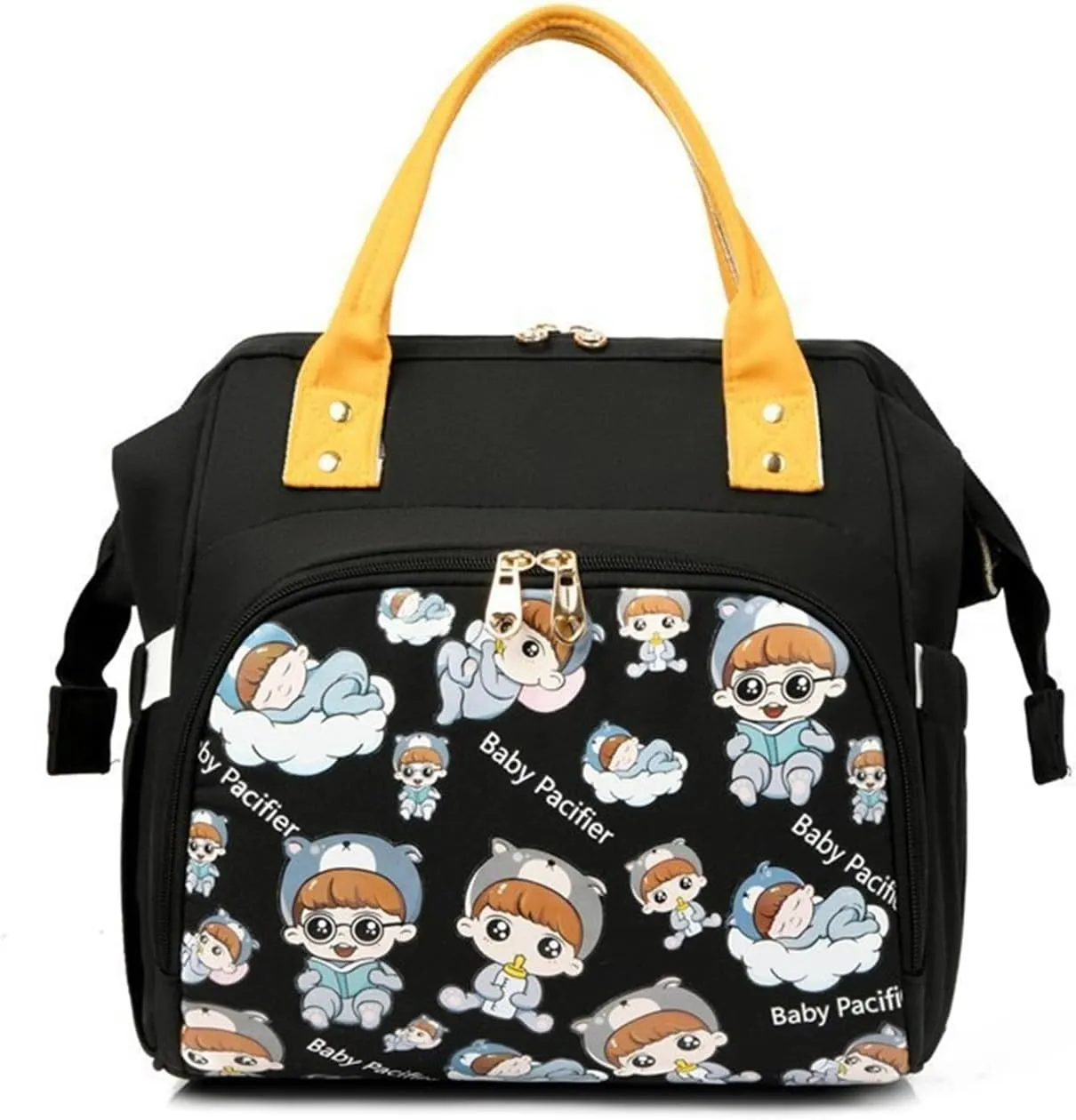 Lightweight Little Mommy Bag, Shoulder Crossbody Baby Mom Bag, Large Capacity(Black)