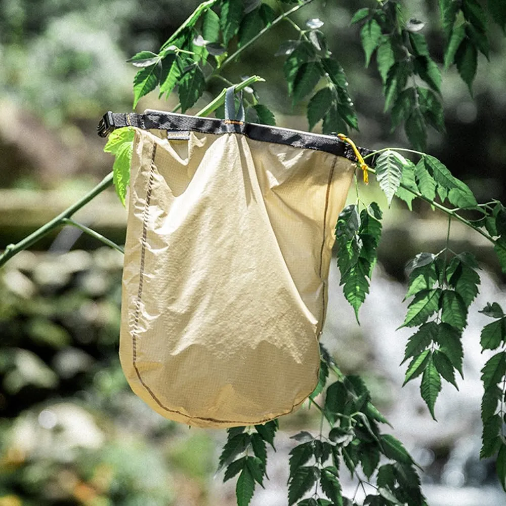 Lightweight Nylon Camping DryBag for Hiking Swimming Rafting Kayaking (Grey-M)