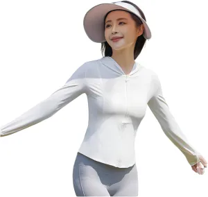 lilaBelle]【Arabic Style Women's Cooling Protective Wear | Stretchable Workout Jacket with k Guard | Quick-Dry UV Blocking Top for Desert Hiking & Fitness (2025 Summer Collection)