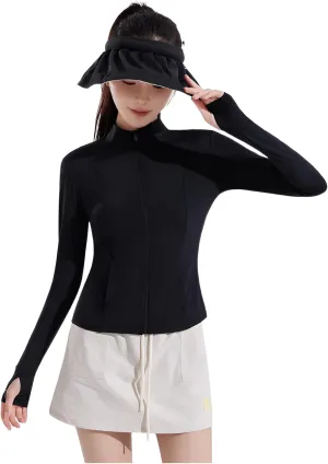 lilaBelle]【Arabic Style Women's Cooling Protective Wear | Stretchable Workout Jacket with k Guard | Quick-Dry UV Blocking Top for Desert Hiking & Fitness (2025 Summer Collection)