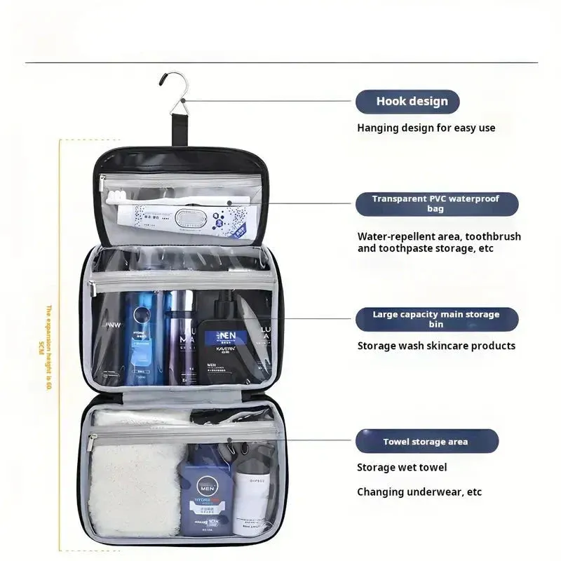 Lilianna | Comfortable and Practical Multi-layer Cosmetic Bag