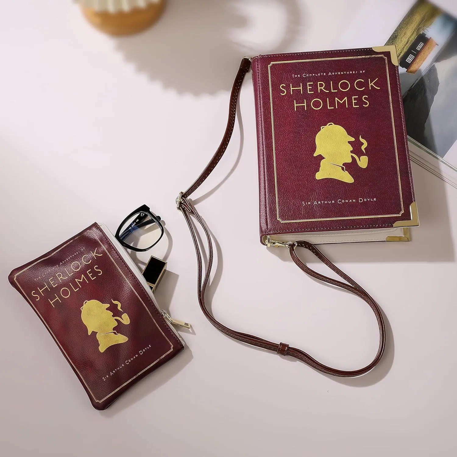 Literary Themed Bookcover Shoulder Bag