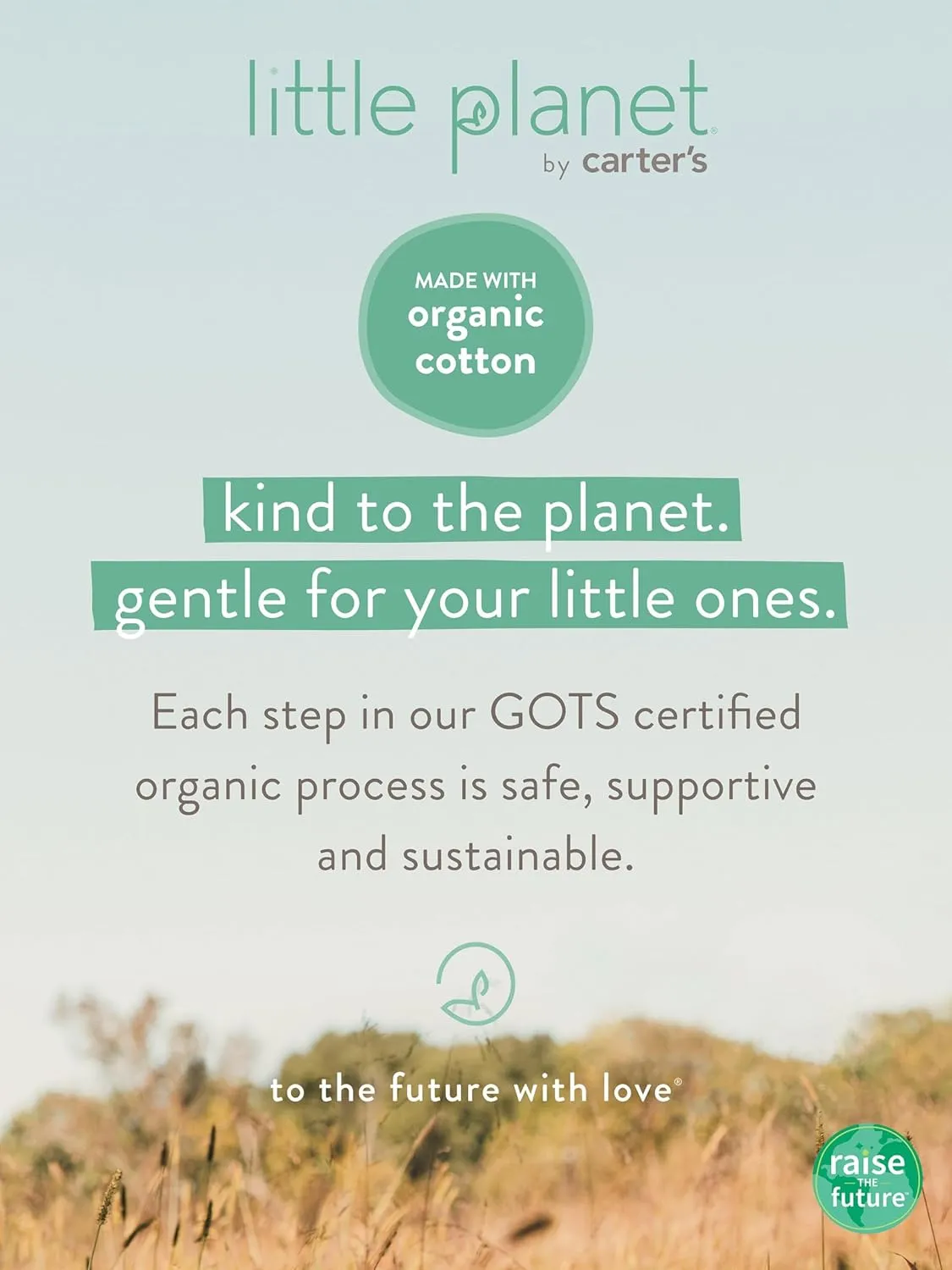 little planet by carter's Baby Girls' Dress Made with Organic Cotton