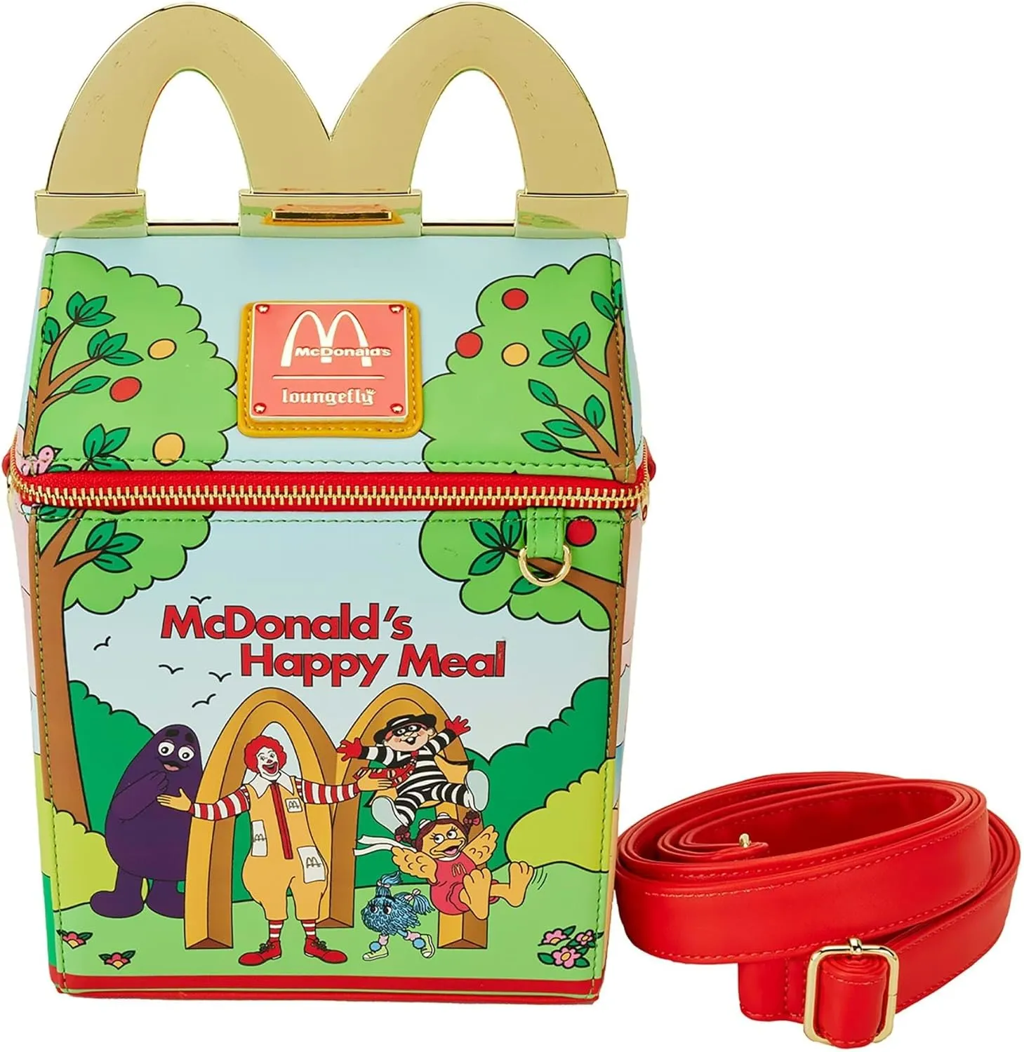 Loungefly McDonald's Vintage Happy Meal Figural Crossbody Bag