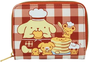 Loungefly Pompompurin Bakery Gingham Mini Wallet BROWN NONE
