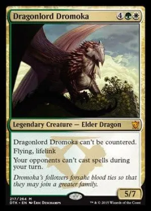 Magic The Gathering - Dragonlord Dromoka (217/264) - Dragons of Tarkir