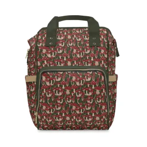 Magical Mushroom Diaper Backpack - Unique Nature-Inspired Nappy Bag for Eco-Conscious Parents, Organized & Multifunctional Baby Bag