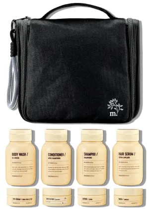 MAISONOVO Travel Bottles for Toiletries, TSA Approved, Leak Proof Refillable, Travel Size Containers and Bottles with Water Proof Toiletry Bag