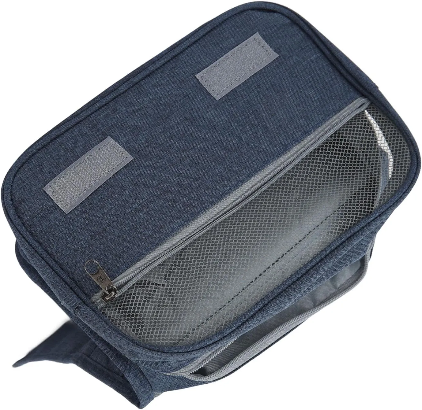 Men Business Foldable Travel Toiletry Bag Large Capacity Water Prevent Hanging Toiletry Bag For Traveling Camping And Business Trips (Dark Blue)