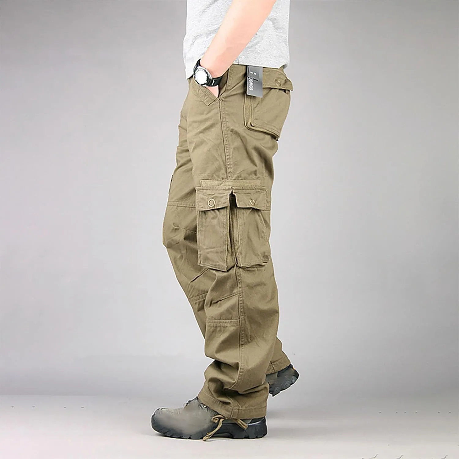 Mens Cargo Pants Outdoor Hiking Pants Men Casual Lightweight Joggers Work Pants Military Pants with Multi-Pocket