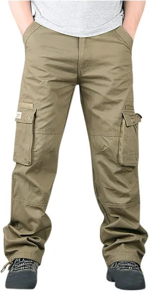 Mens Cargo Pants Outdoor Hiking Pants Men Casual Lightweight Joggers Work Pants Military Pants with Multi-Pocket