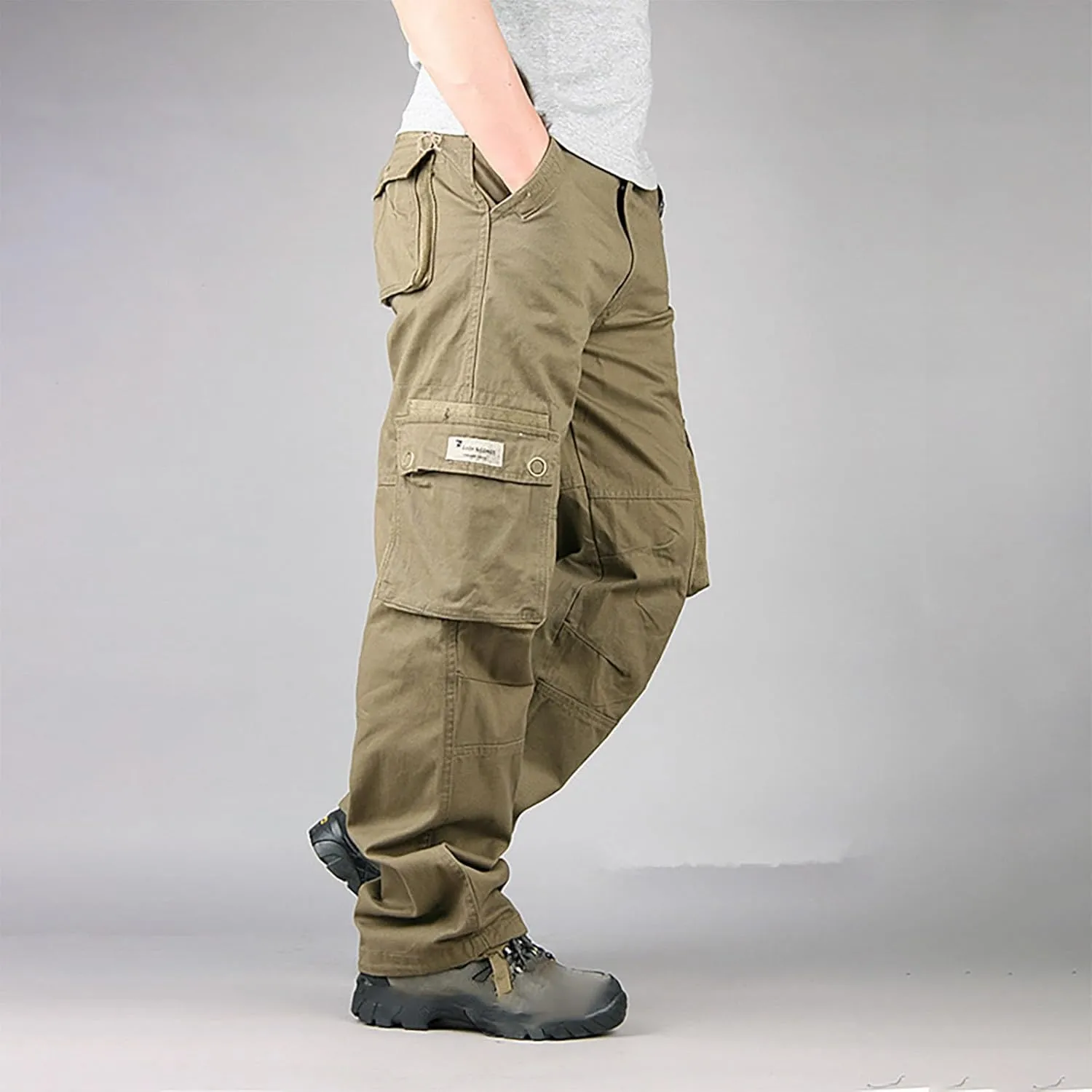 Mens Cargo Pants Outdoor Hiking Pants Men Casual Lightweight Joggers Work Pants Military Pants with Multi-Pocket