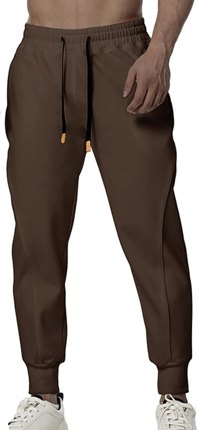 Men's Jogger Pants Sports Athletic Gym Running Pants for Men Drastring Outdoor Casual Lightweight Sweatpants