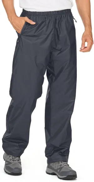 Men's Rain Pants,Waterproof Wind Pants Mens, Hiking Lightweight Outdoor Golf Fishing Cycling Motorcycle