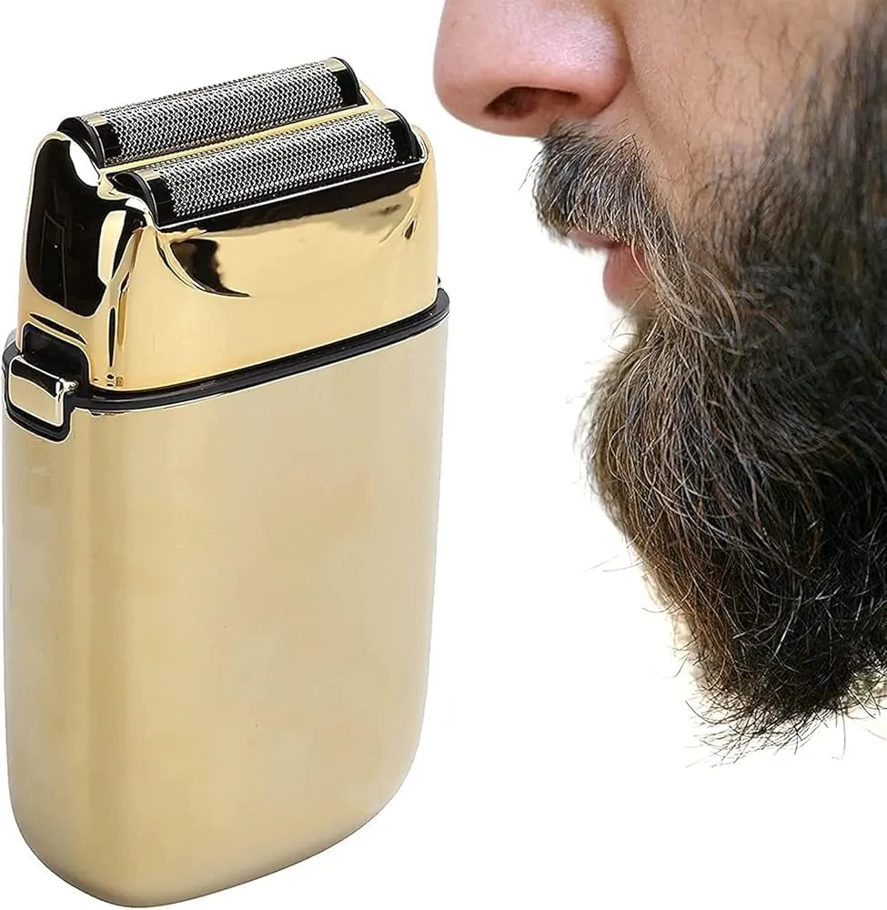 Men's Rechargeable Foil Shaver | Multifunctional Electric Shaver with Removable Cutter Head | Exceptional Comfort Design(Color:Silver)