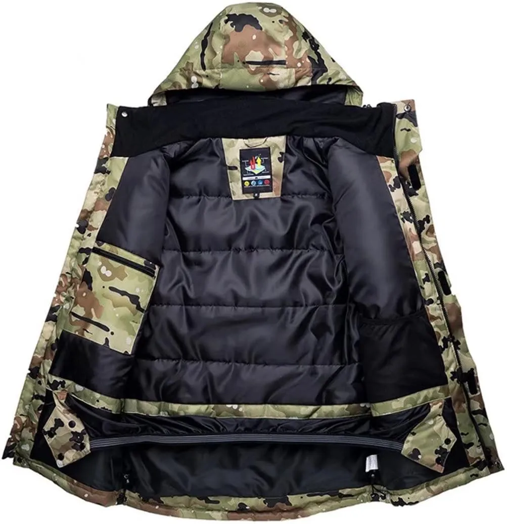 Men's Ski Jacket Waterproof Mountain Snowboarding Jackets Warm Snow Coat Winter Raincoat Windbreaker