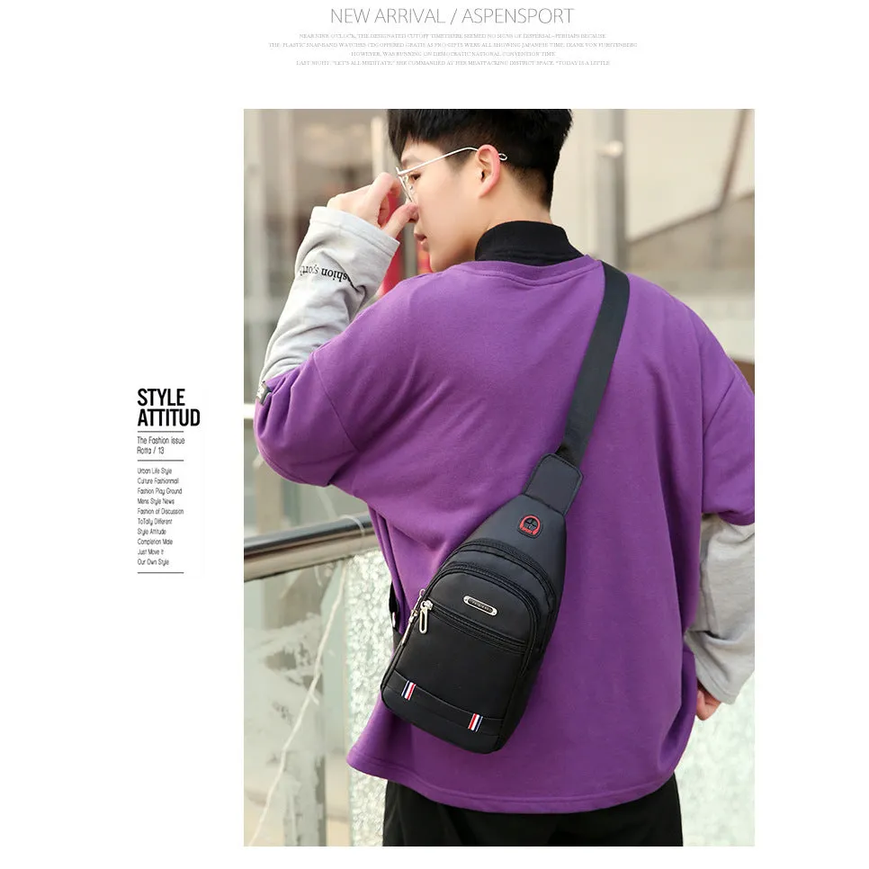 Men's Waterproof Hard-wearing Simple Business Oxford Cloth Bags