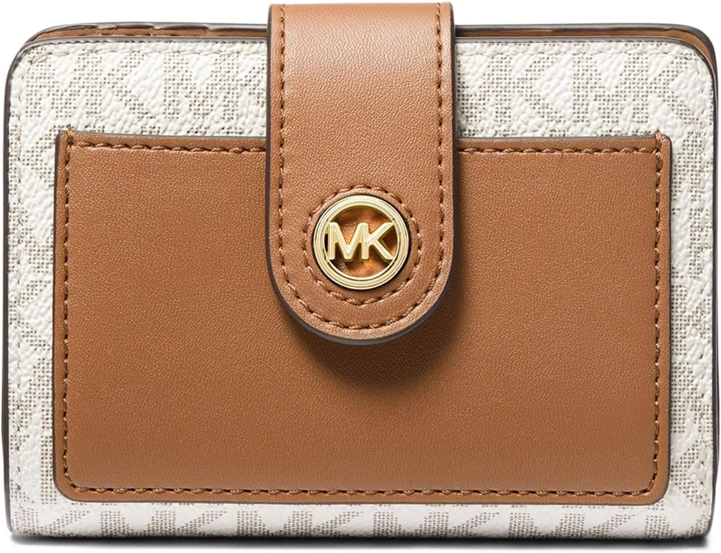 Michael Kors MK Charm Small Tab Compact Pocket Wallet