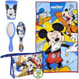 Mickey Mouse Toiletry Bag - Zip Closure - 23 x 15 x 8 cm - Includes Accessories - Waterproof Design - Ideal for Travel - Original Product Designed in Spain, Transparent, std, Beauty Case