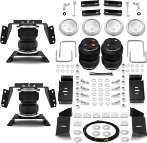 MILLISEC Air Spring Bags Suspension Kit Compatible with Ram 1500 2500 3500, Chevy GMC C10 C20 C30, Ford F150 F250 F350 and Murano Pickups Rear Air Helper Springs, OE Replaces# 57215