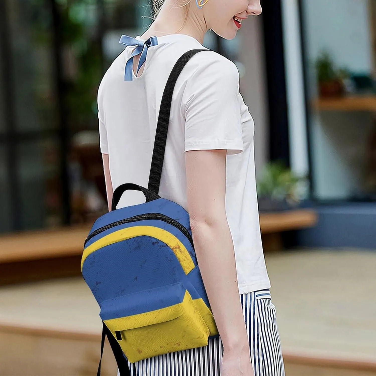 Mini Backpack Purse for Women Ukraine Country Flag (2) Backpack Shoulder Bag