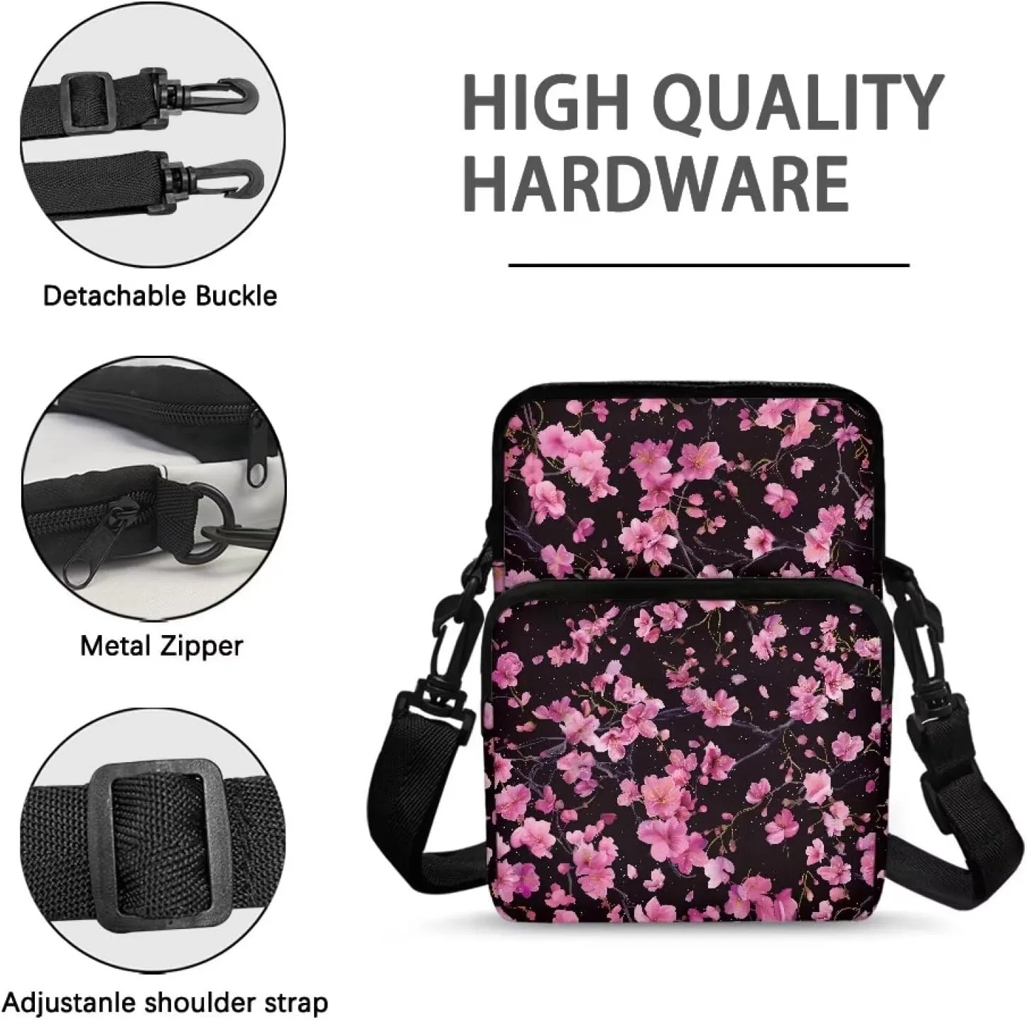 Mini Crossbody Bags for Women Lightweight Messenger Bag Small Phone Purses Cute Sling Bag