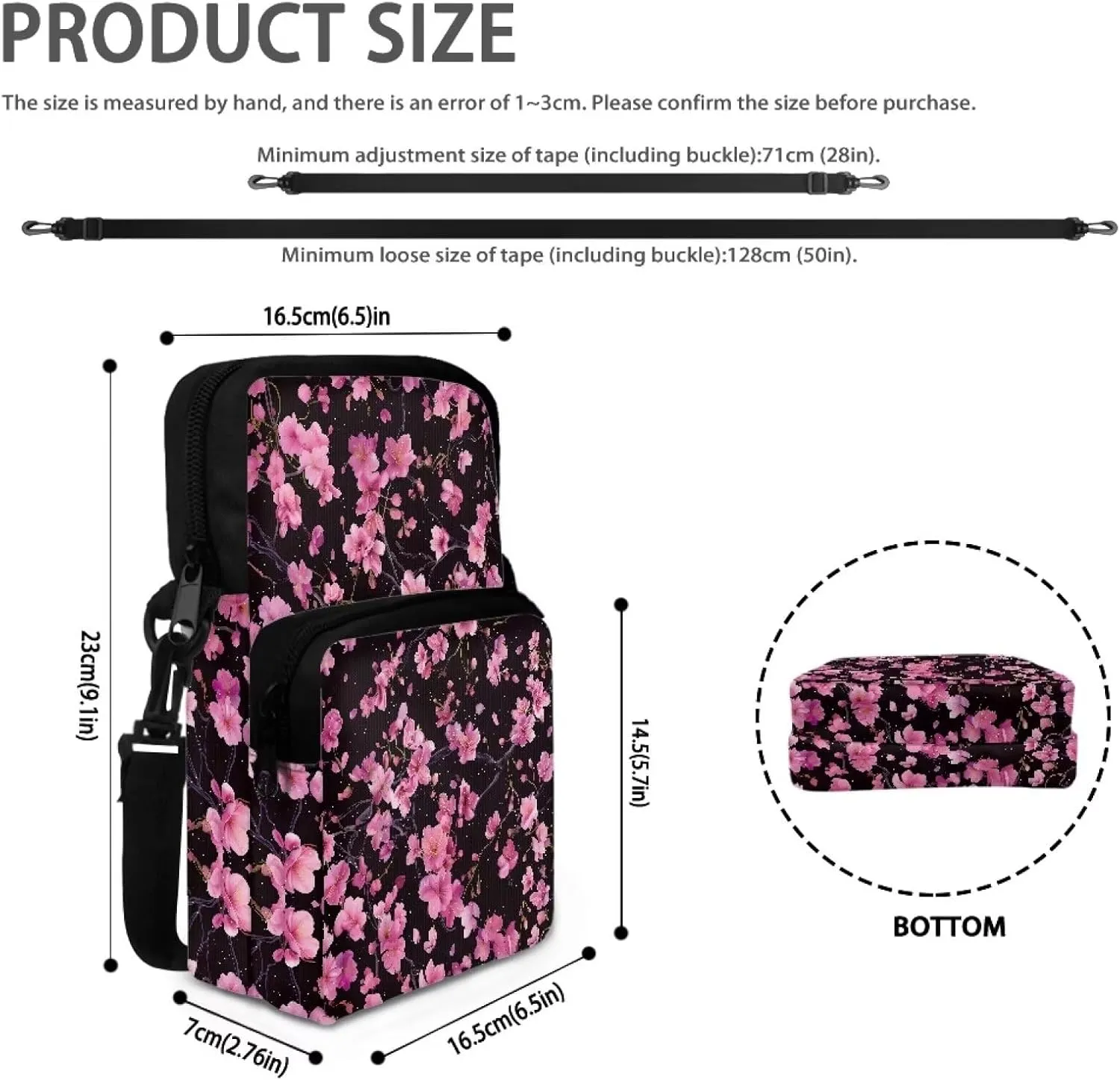 Mini Crossbody Bags for Women Lightweight Messenger Bag Small Phone Purses Cute Sling Bag