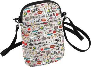 Minneapolis Crossbody Bag Minneapolis MN Souvenir St. Paul Minnesota Gift Moving To Minneapolis Gift