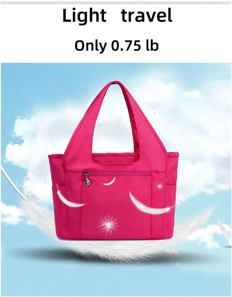 MINTEGRA Nylon Women Fashion Large Tote Shoulder Handbag Waterproof Work Bag Functional Clinical Bag