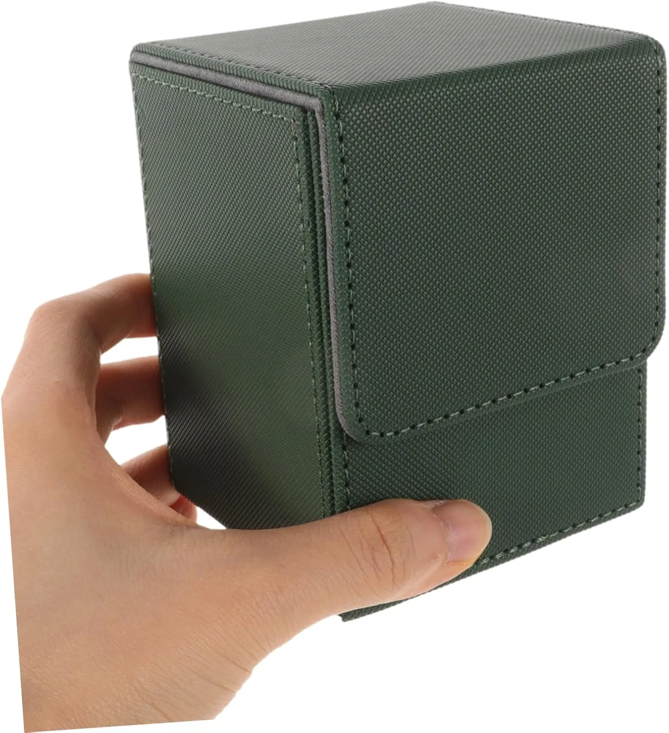 Mipcase 4pcs Card Deck Storage Box Compact Pu Case for Home Lightweight Organizer Magnetic Closure for Collectors and Gamers