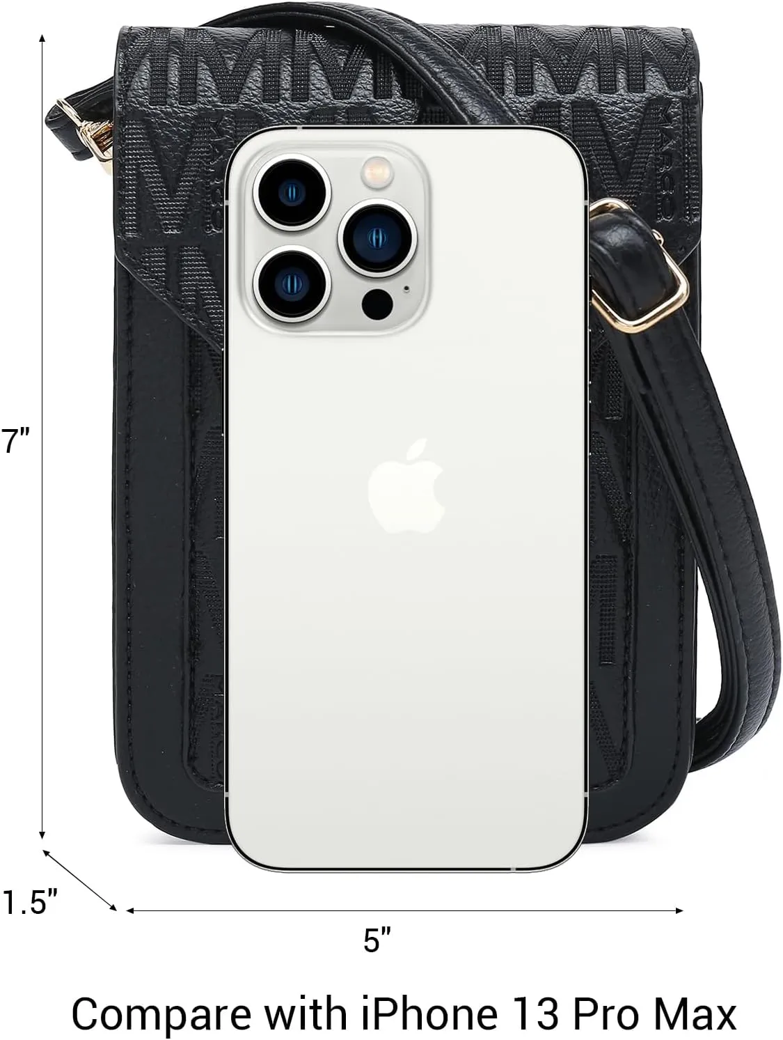 MKP Women Fashion Signature Lightweight Cute Small Crossbody Bags Cell Phone Purse Wallet Shoulder Bag With Snap Closure