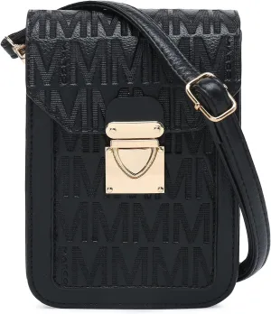 MKP Women Fashion Signature Lightweight Cute Small Crossbody Bags Cell Phone Purse Wallet Shoulder Bag With Snap Closure