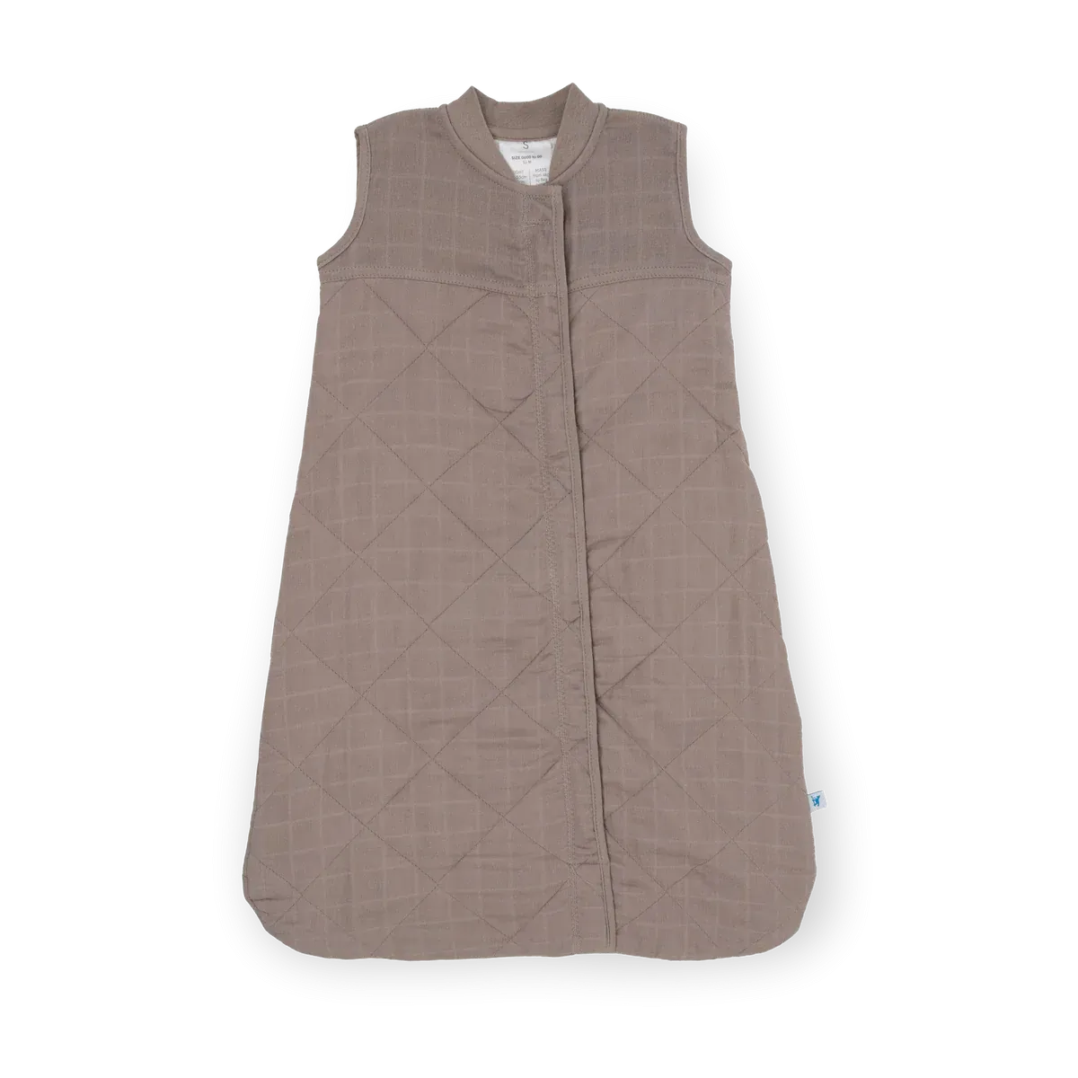 Mocha | Cotton Muslin Quilted Sleep Sack Large