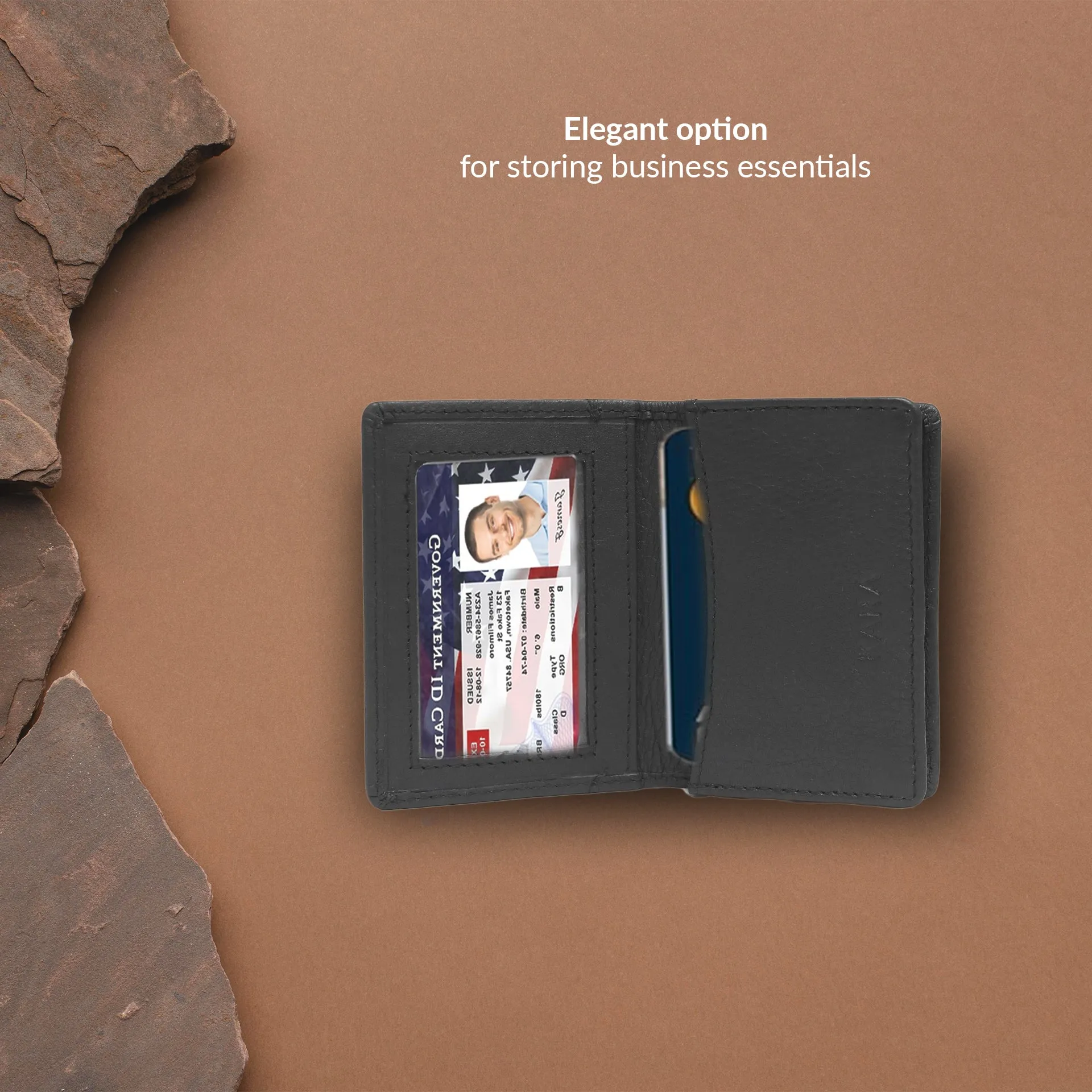 Modern Professional Leather Card Holder