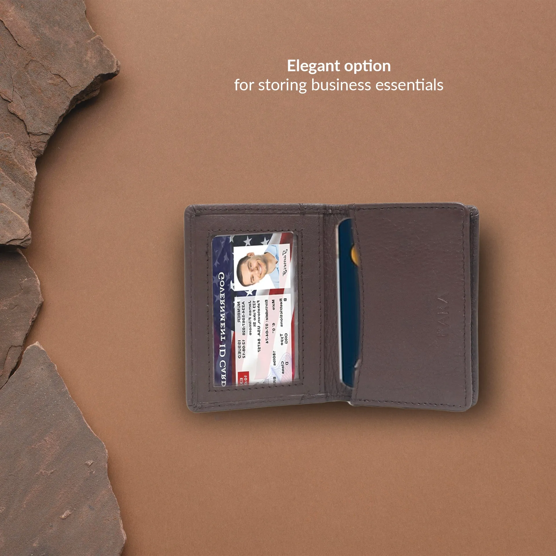 Modern Professional Leather Card Holder