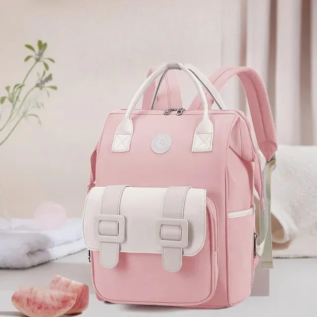 MomJourney Multi-functional Diaper Backpack - Fashionable Baby Care Companion