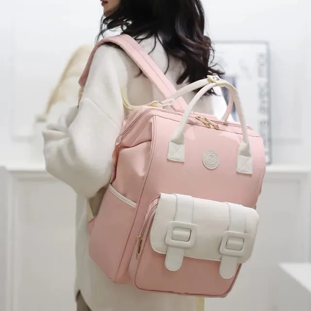 MomJourney Multi-functional Diaper Backpack - Fashionable Baby Care Companion